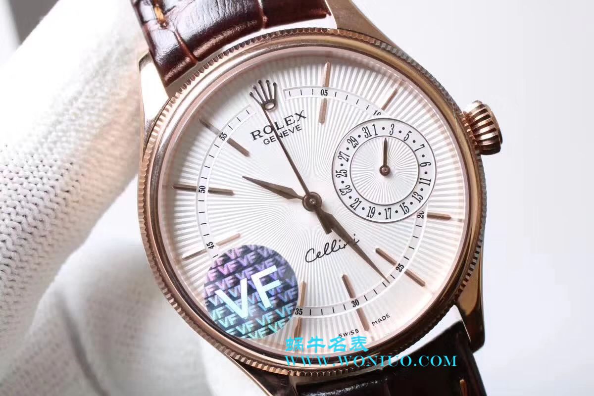 【VF一比一超A高仿手表】 Rolex 切利尼日历型系列50515、m50519-0013、50519白盘、黑盘 wrist watch  / R122