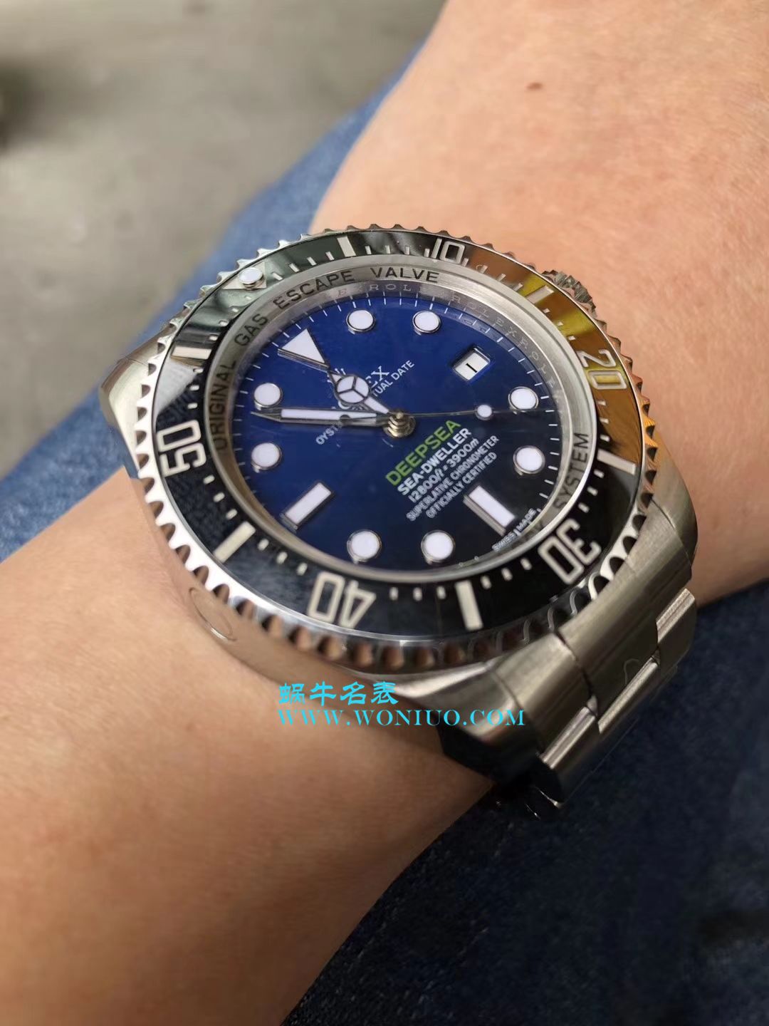 【AR一比一超A高仿手表】 Rolex 海使型系列116660-98210 蓝盘 wrist watch (904钢渐变蓝鬼王) / R208