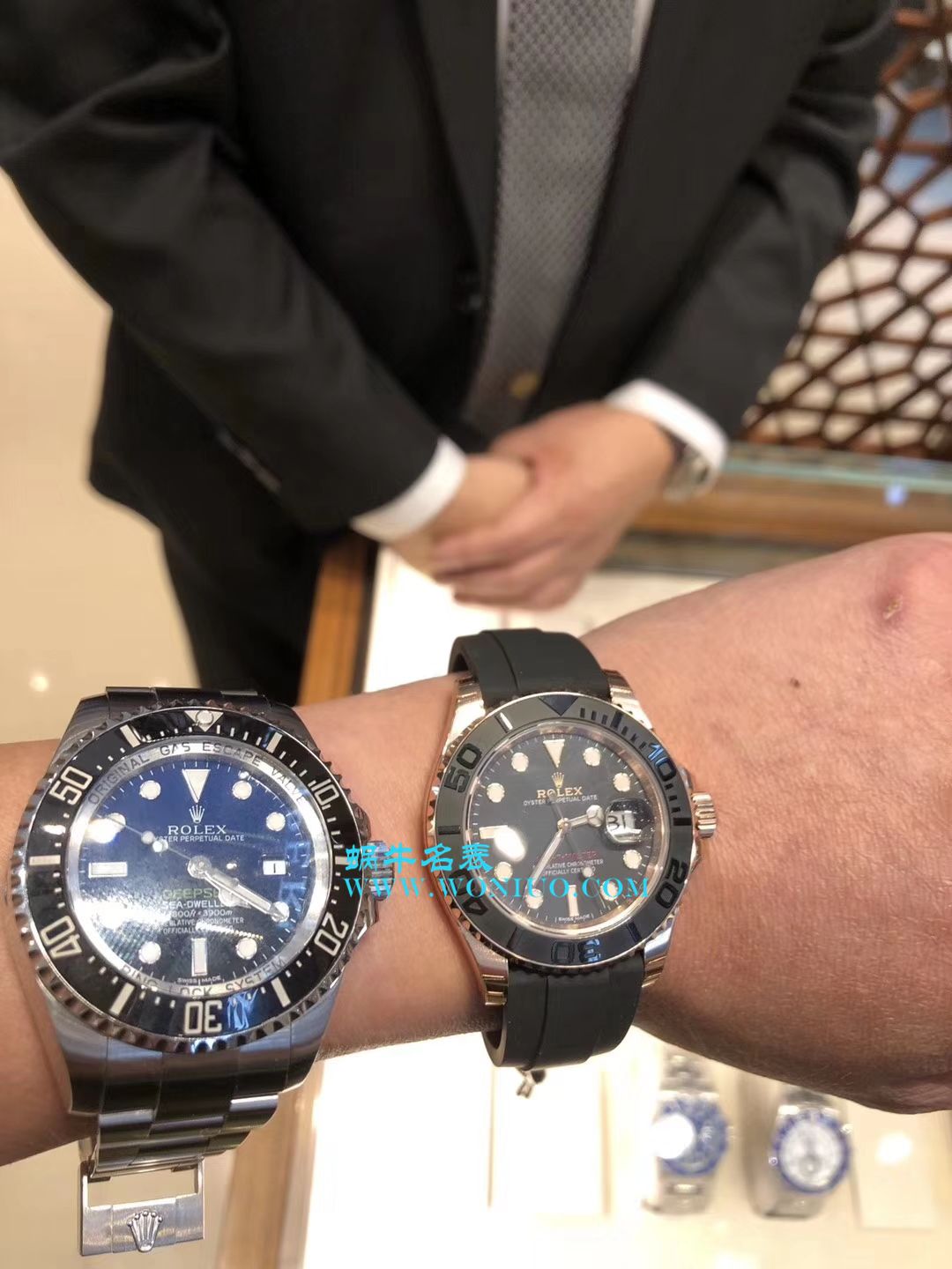 【AR一比一超A高仿手表】 Rolex 海使型系列116660-98210 蓝盘 wrist watch (904钢渐变蓝鬼王) / R208