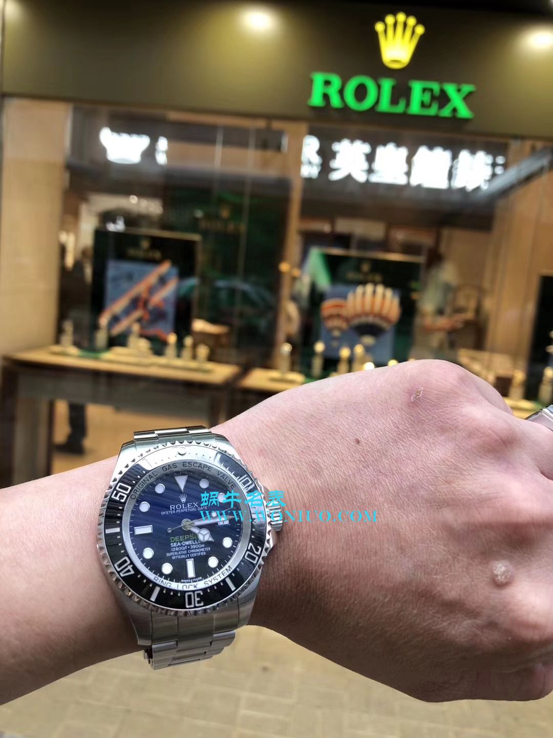 【AR一比一超A高仿手表】 Rolex 海使型系列116660-98210 蓝盘 wrist watch (904钢渐变蓝鬼王) / R208