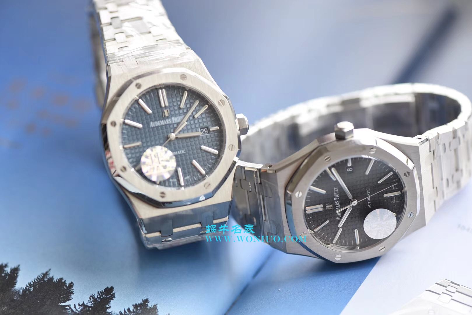 【视频测评JF Factory 1:1高仿手表】Audemars Piguet 皇家橡树系列15400ST.OO.1220ST.03《黑盘》 wrist watch   / AP023