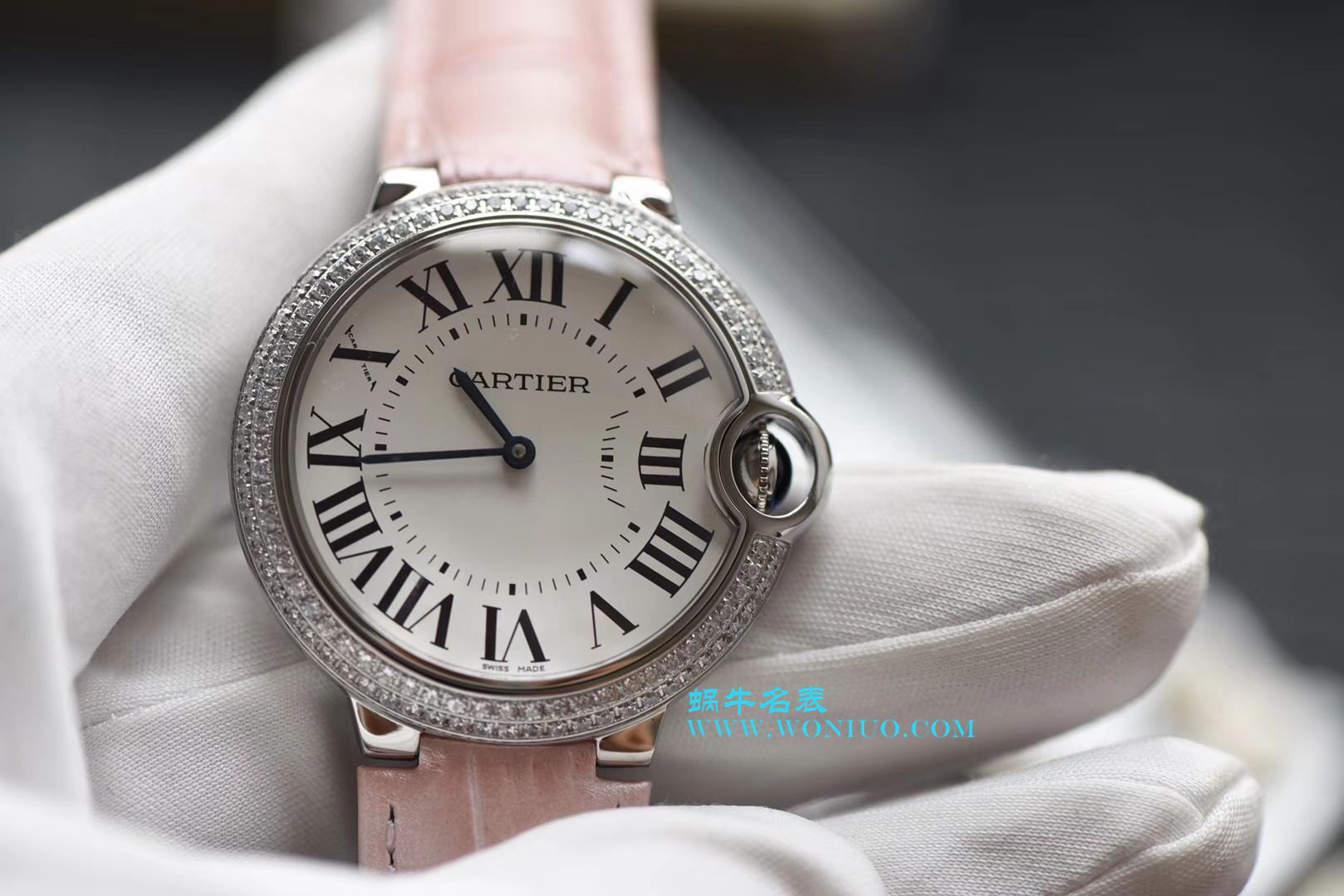 【HBBV6一比一超A高仿手表】 Cartier  蓝气球系列WE900651女装36毫米石英 wrist watch  / K150