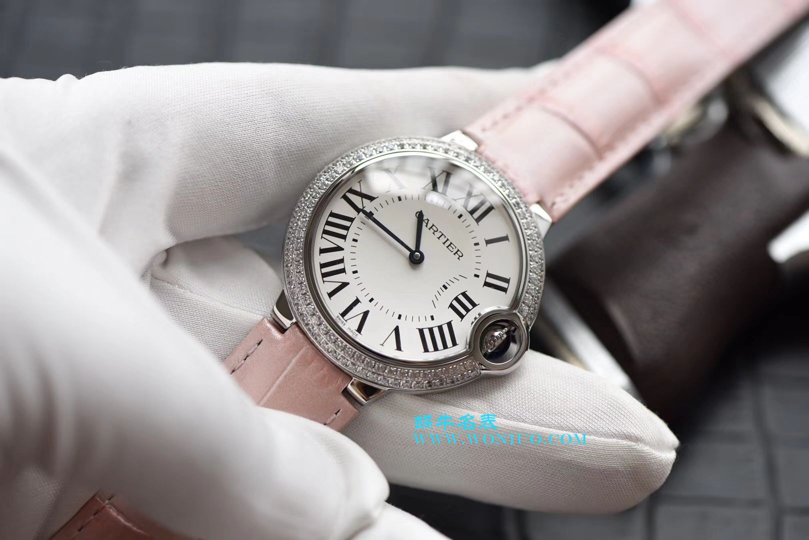 【HBBV6一比一超A高仿手表】 Cartier  蓝气球系列WE900651女装36毫米石英 wrist watch  / K150