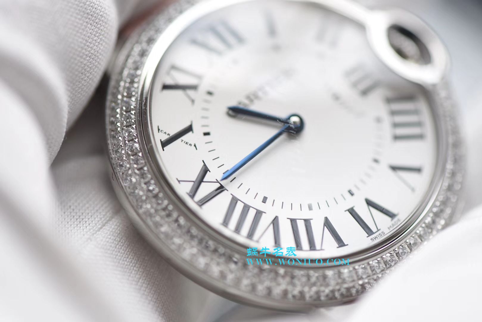 【HBBV6一比一超A高仿手表】 Cartier  蓝气球系列WE900651女装36毫米石英 wrist watch  / K150