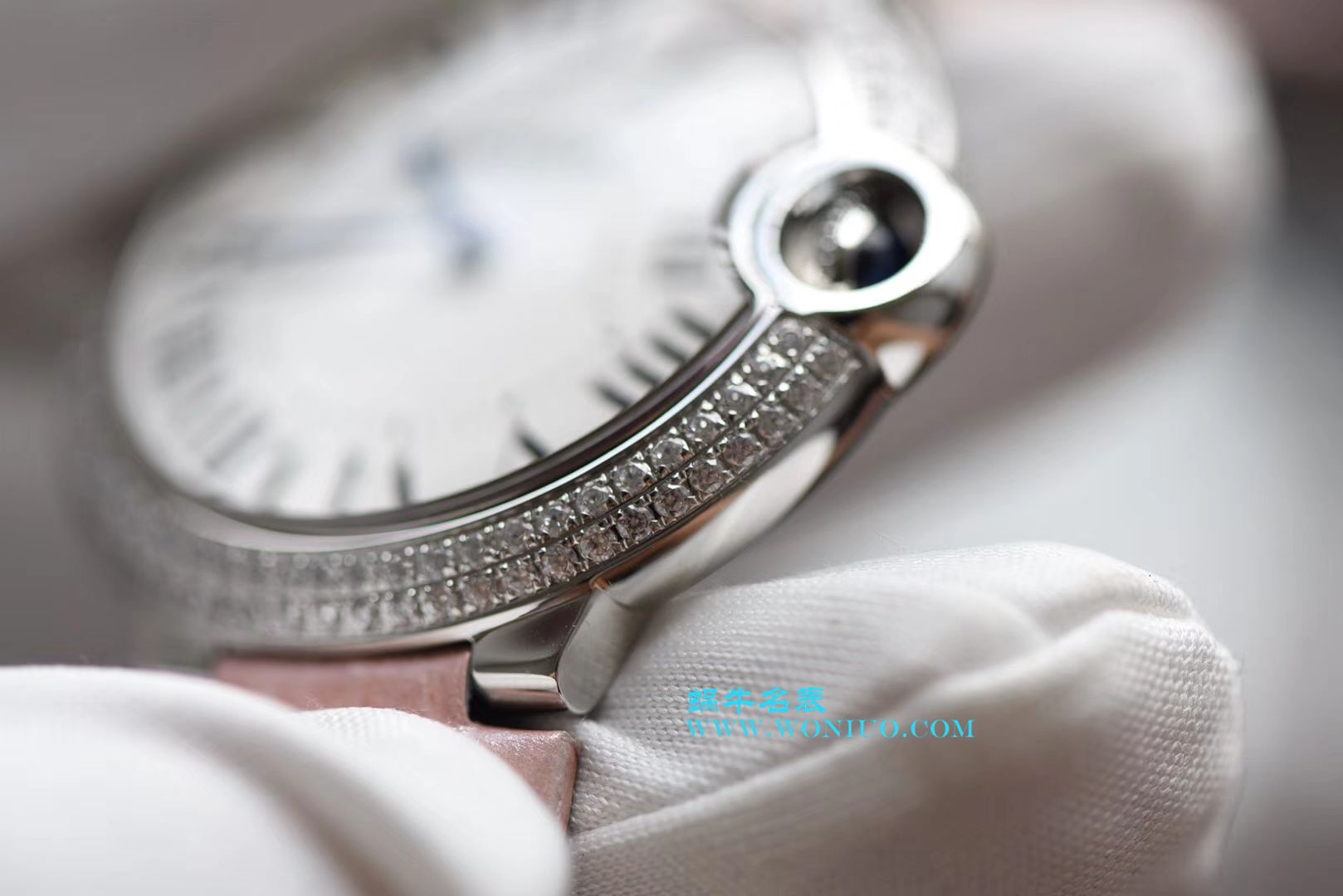 【HBBV6一比一超A高仿手表】 Cartier  蓝气球系列WE900651女装36毫米石英 wrist watch  / K150