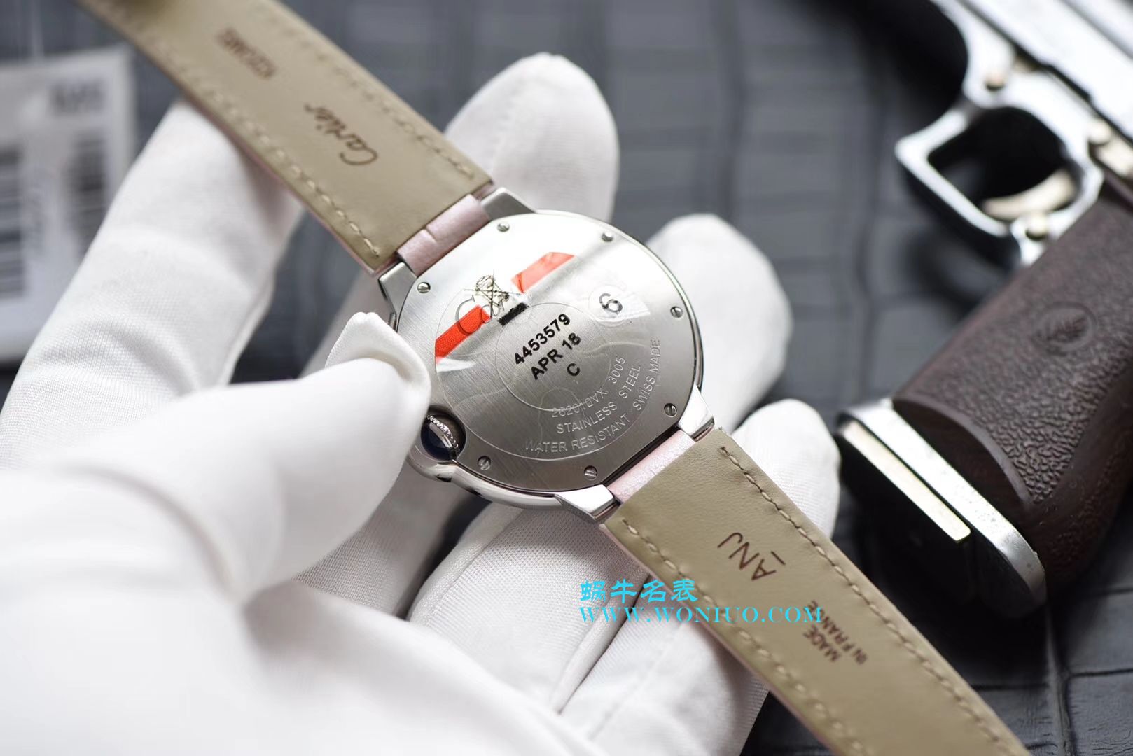 【HBBV6一比一超A高仿手表】 Cartier  蓝气球系列WE900651女装36毫米石英 wrist watch  / K150