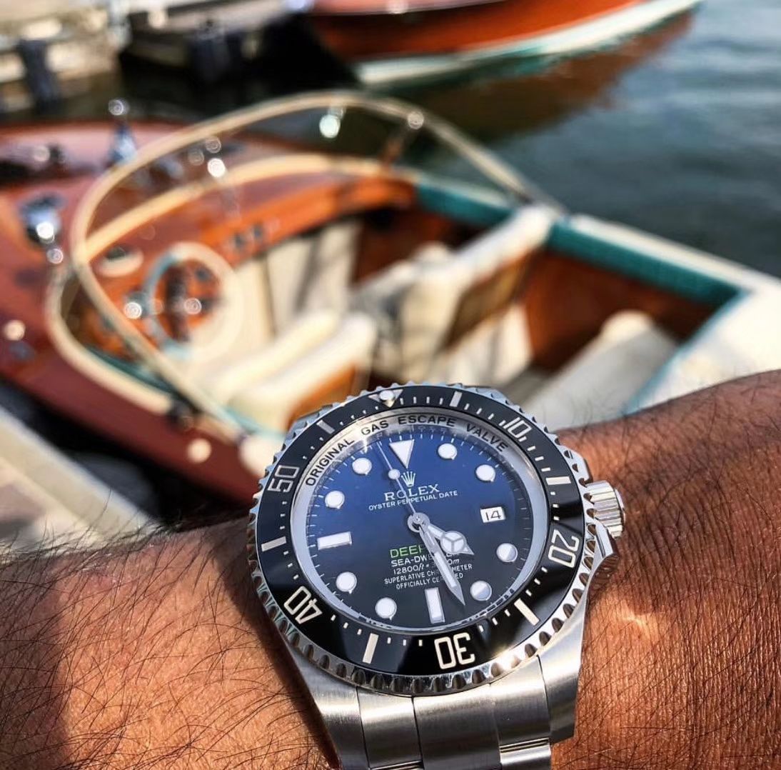 【AR一比一超A高仿手表】 Rolex 海使型系列116660-98210 蓝盘 wrist watch (904钢渐变蓝鬼王) / R208