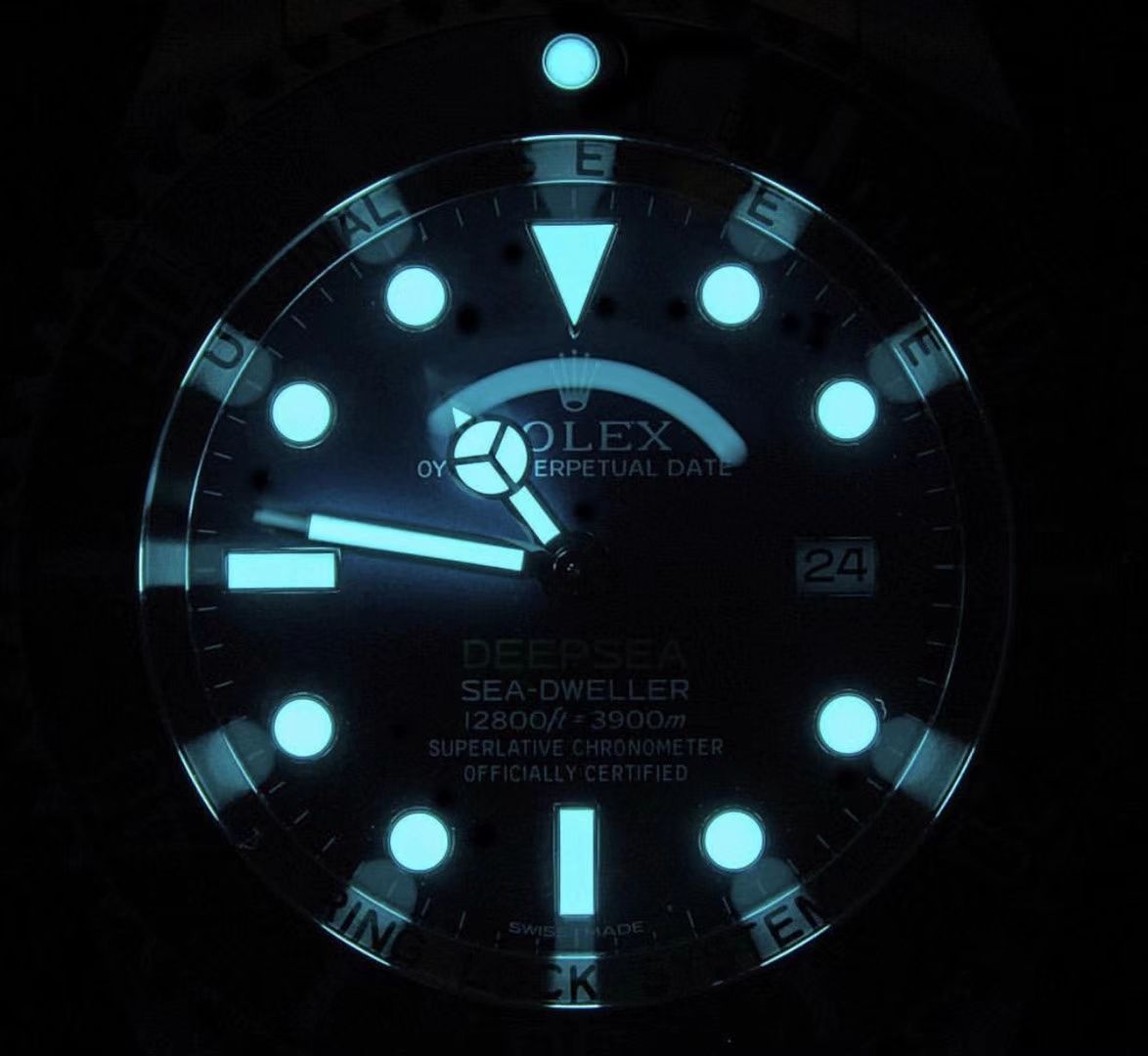 【AR一比一超A高仿手表】 Rolex 海使型系列116660-98210 蓝盘 wrist watch (904钢渐变蓝鬼王) / R208