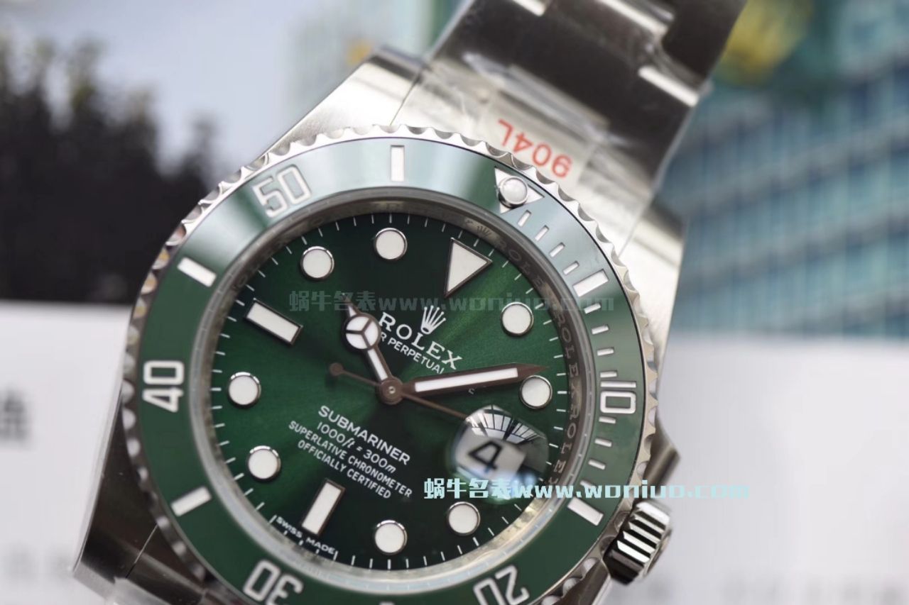 【NOOB Factory V9版本904L不锈钢版本】 Rolex  Submariner 型复刻高仿116610LV-97200 绿盘 wrist watch ( Submariner )、116610LN-97200 《 Submariner 》 / RCB199