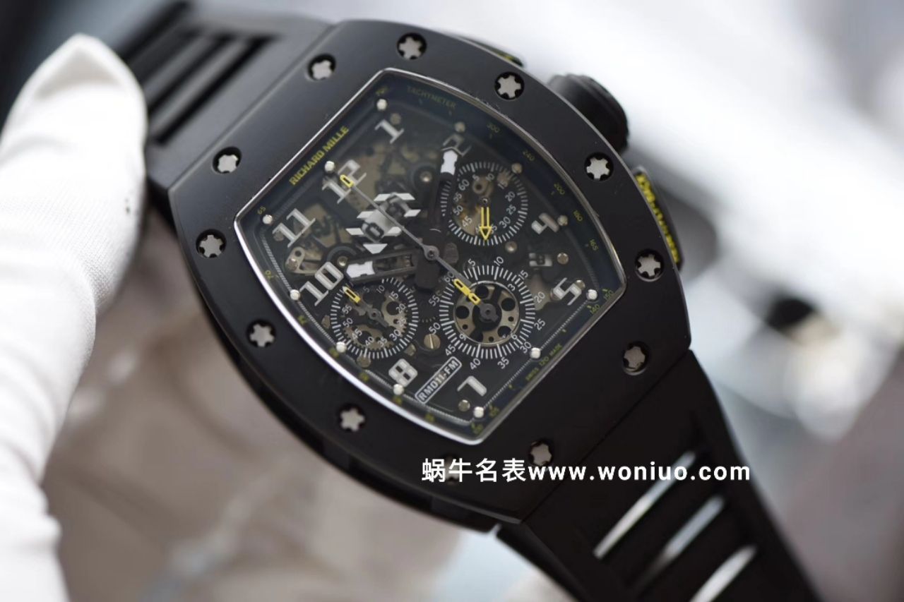 理查德米尔最新复刻高仿手表RM011-KV出品 真 Composite  top 壳套 细节讲究 最高版本 / KVRM011BLACK