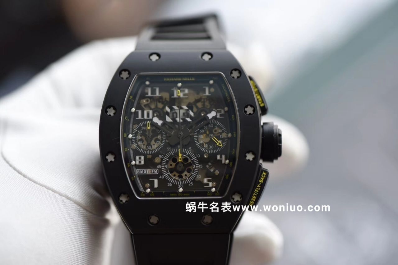 理查德米尔最新复刻高仿手表RM011-KV出品 真 Composite  top 壳套 细节讲究 最高版本 / KVRM011BLACK