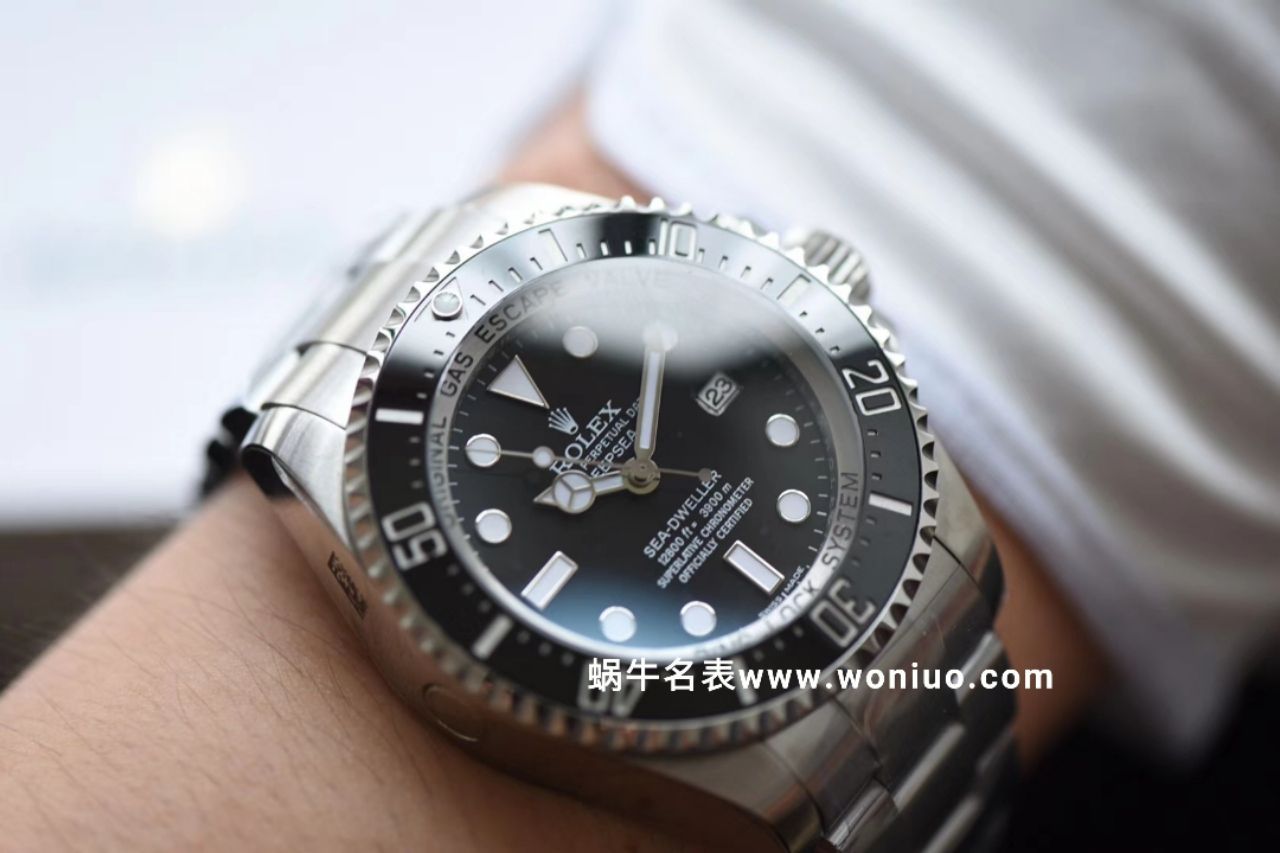 AR黑鬼王904L超级3135机新款 复刻高仿AR Rolex SEA-DWELLER鬼王44MM副本的十年精华 / R2115