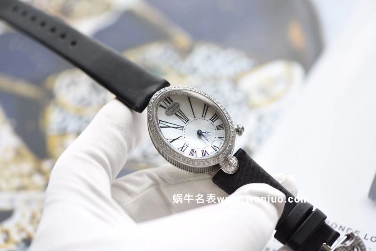  Breguet 那不勒斯皇后精品 中等尺寸 大部分女生适用蓝宝石镜面，贝母表面女表 / BZ051
