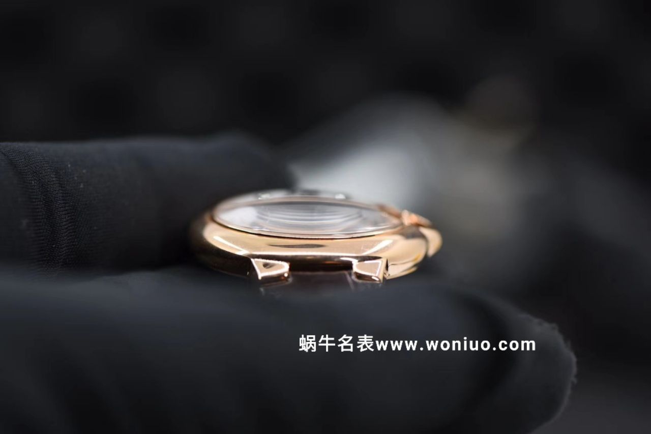 V6出品蓝气球新品～33mm 玫瑰金贝母钻丁面女士石英 wrist watch  / K157