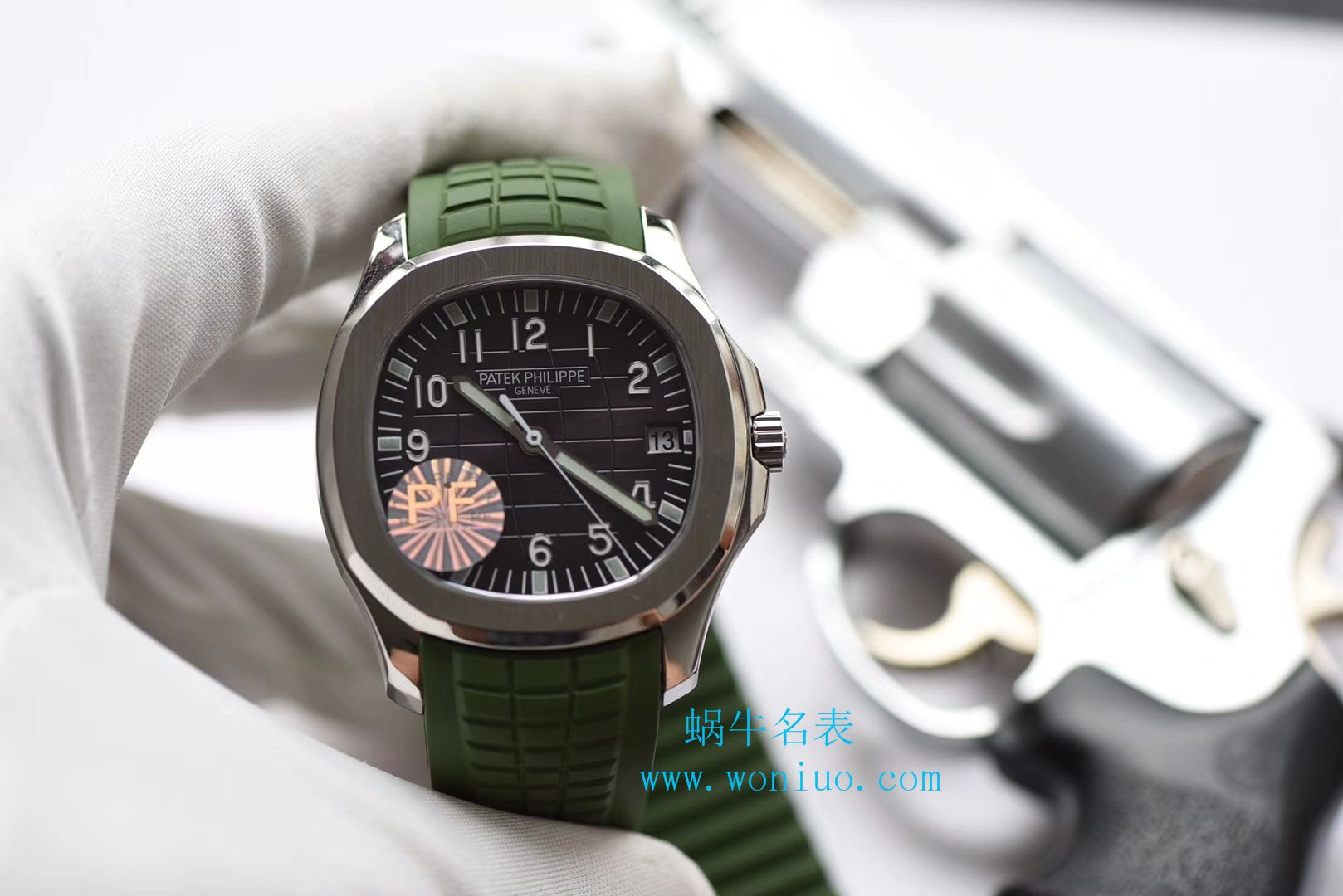 【PF一比一超A高仿手表】 PATEK PHILIPPE AQUANAUT系列5167A-001 wrist watch 《 PATEK PHILIPPE 手雷》 / BD158