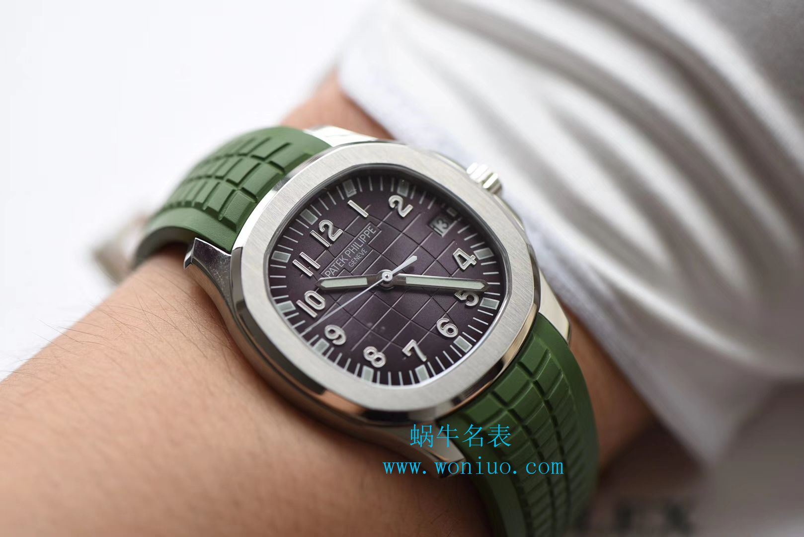 【PF一比一超A高仿手表】 PATEK PHILIPPE AQUANAUT系列5167A-001 wrist watch 《 PATEK PHILIPPE 手雷》 / BD158