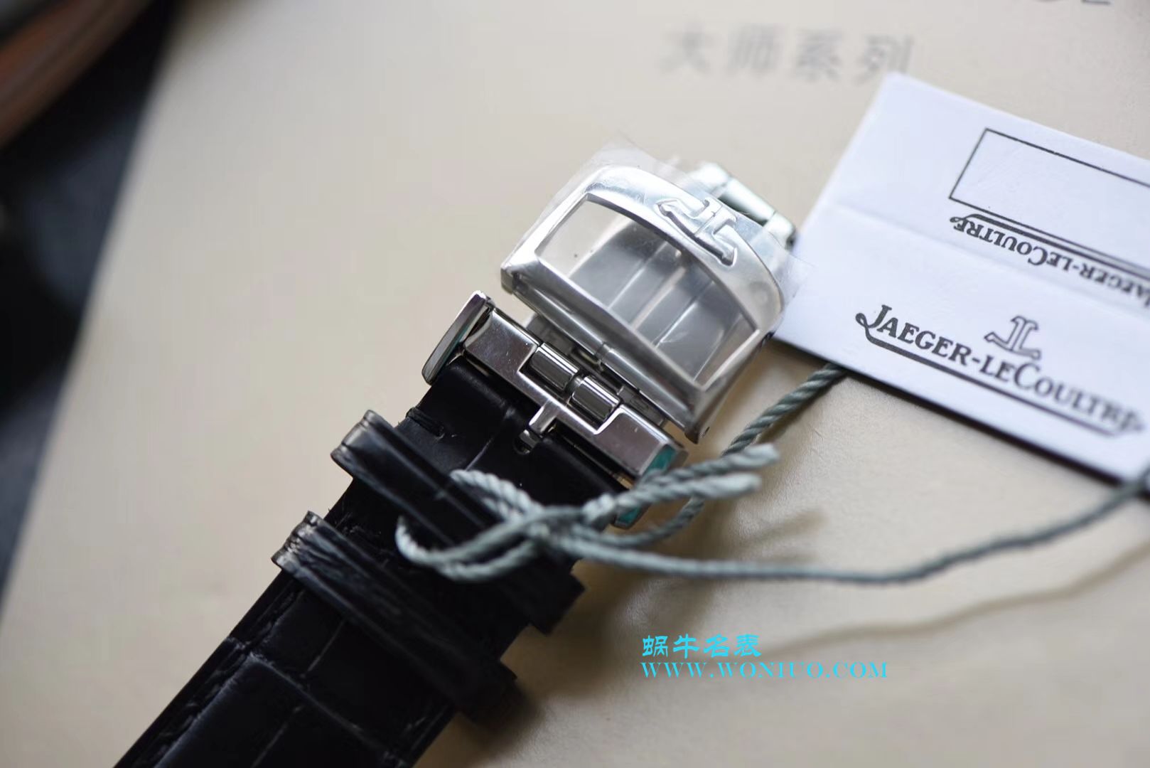 ZF【厚积“薄”发 年度大作】 ZF新品， top 复刻高仿 Jaeger-LeCoultre 月相大师系列1368470《黑面》、Q1368420《白面》 wrist watch  / JJ122