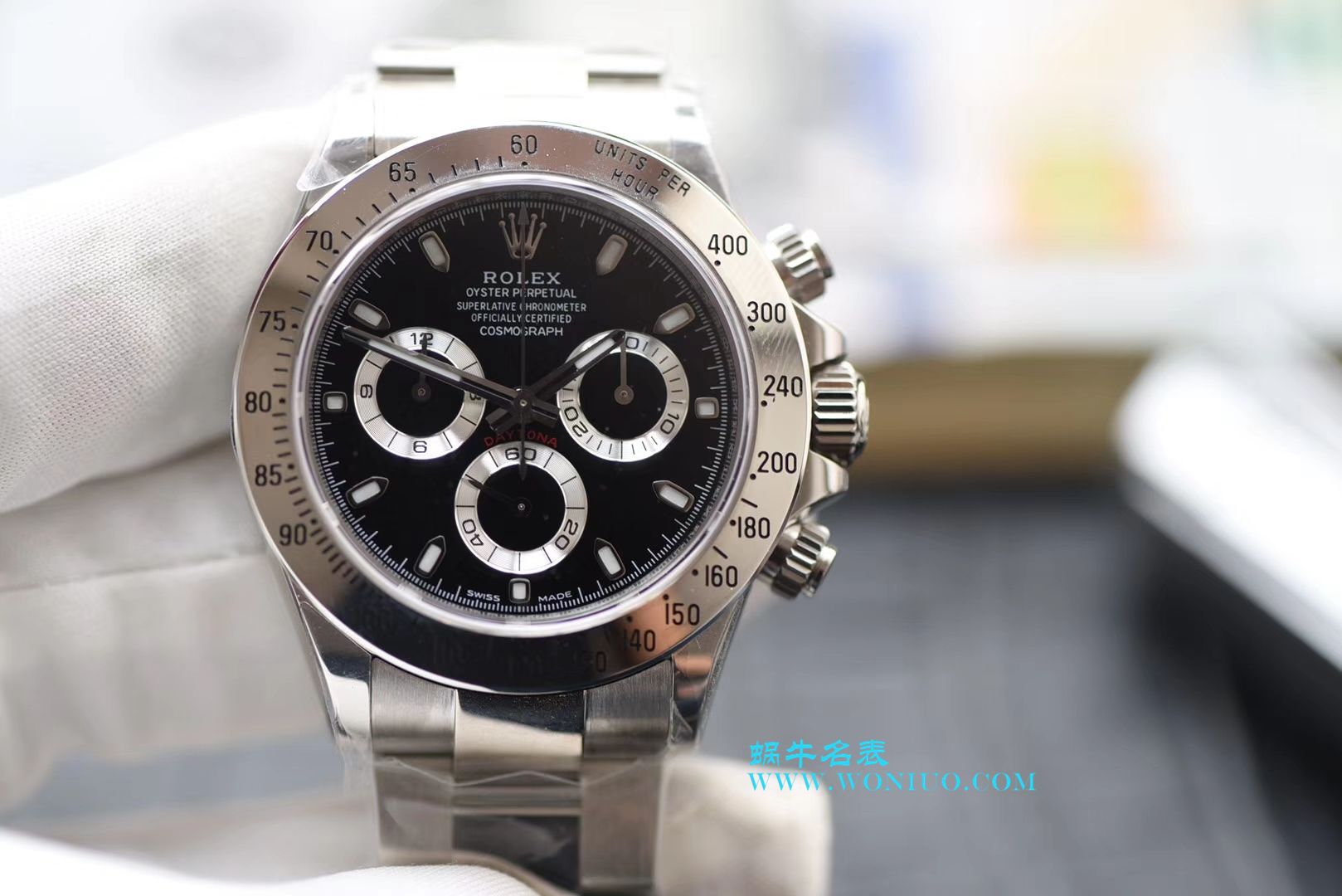【N Factory 最新神作～原装结构4130 Ditongna 】 Rolex  Cosmograph Daytona  Ditongna  Best 复刻高仿手表116520-78590 黑盘 wrist watch (黑钢迪) / R216