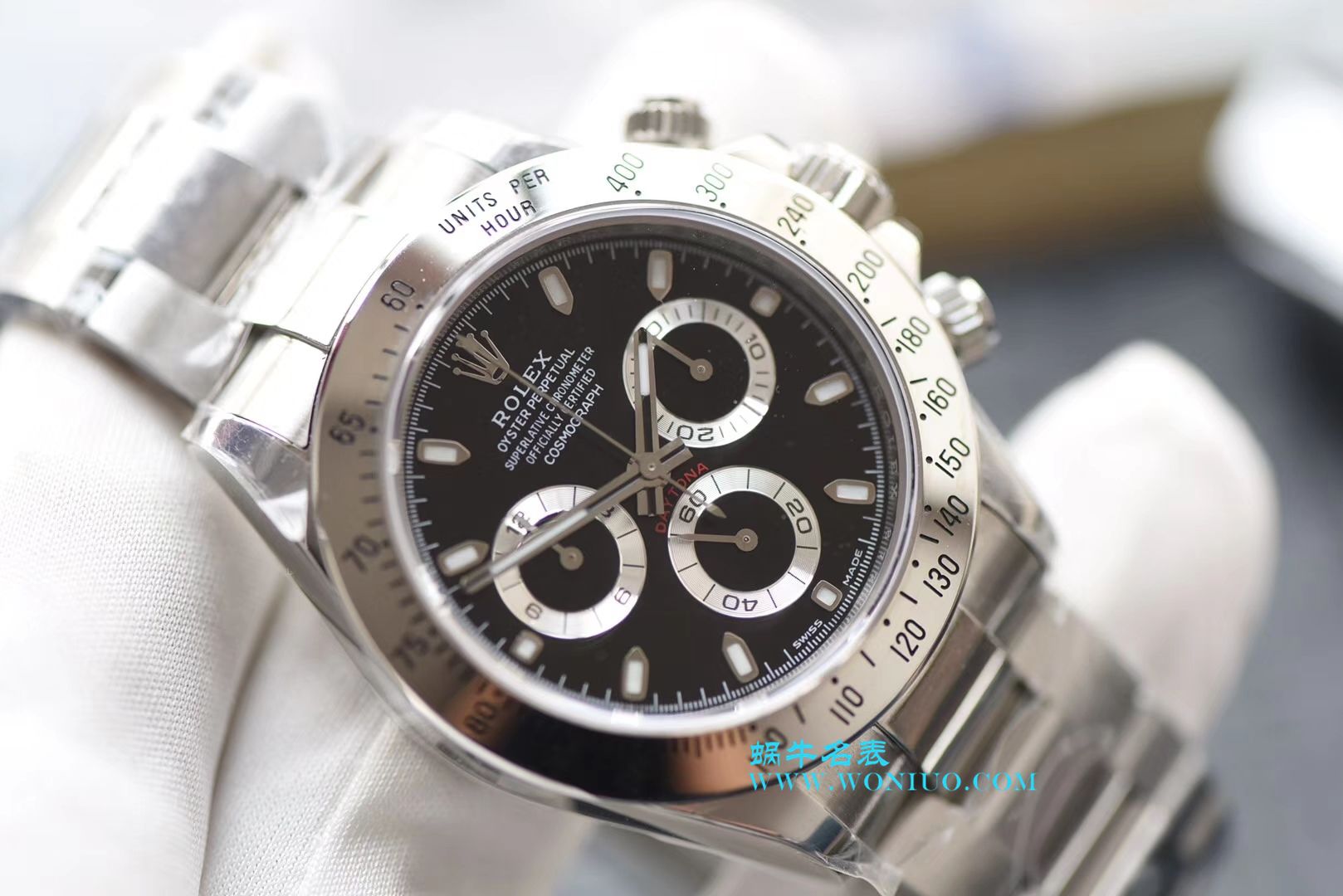 【N Factory 最新神作～原装结构4130 Ditongna 】 Rolex  Cosmograph Daytona  Ditongna  Best 复刻高仿手表116520-78590 黑盘 wrist watch (黑钢迪) / R216