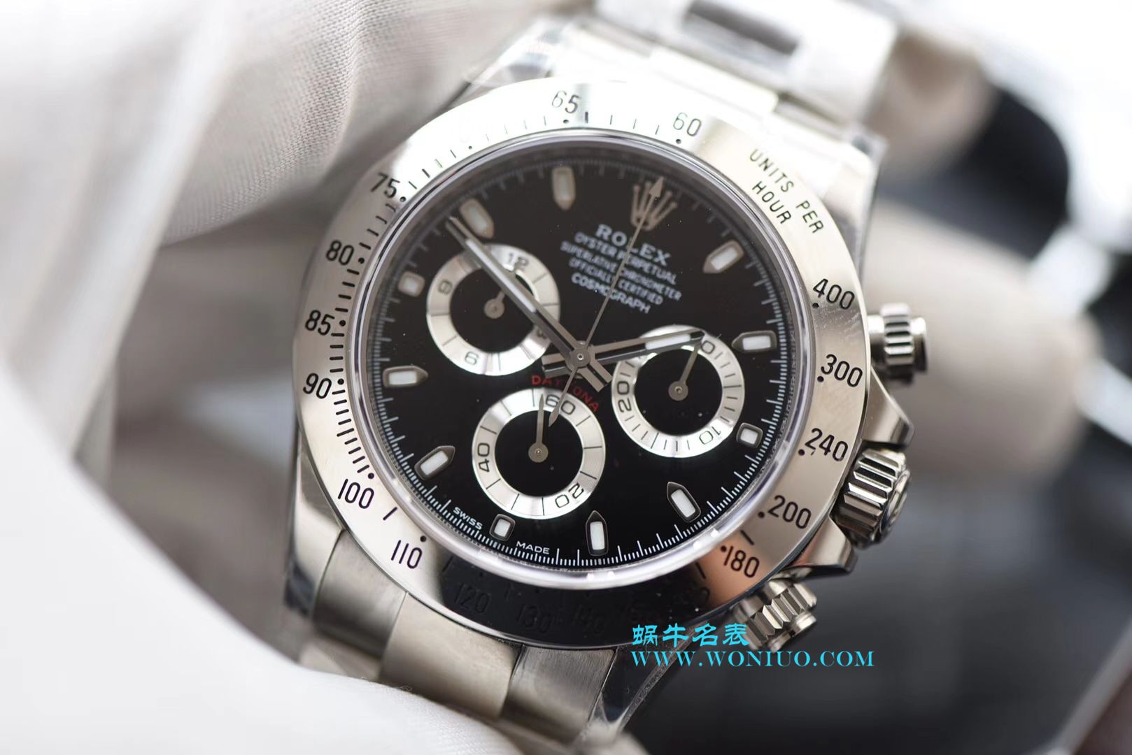 【N Factory 最新神作～原装结构4130 Ditongna 】 Rolex  Cosmograph Daytona  Ditongna  Best 复刻高仿手表116520-78590 黑盘 wrist watch (黑钢迪) / R216