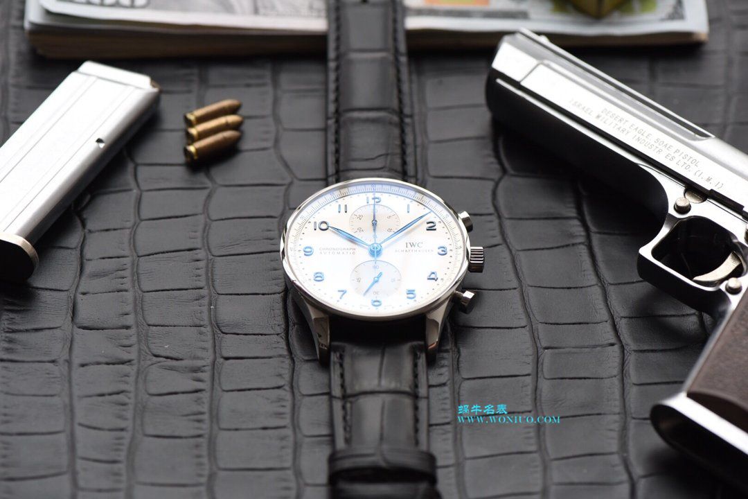 【YLV7版本一比一超A高仿手表】 IWC 葡萄牙计时系列IW371446 wrist watch （葡计烧钢蓝针） / WG166