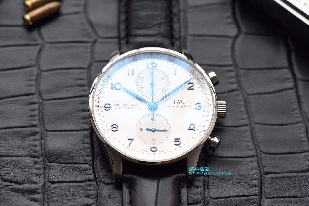 【YLV7版本一比一超A高仿手表】 IWC 葡萄牙计时系列IW371446 wrist watch （葡计烧钢蓝针） / WG166