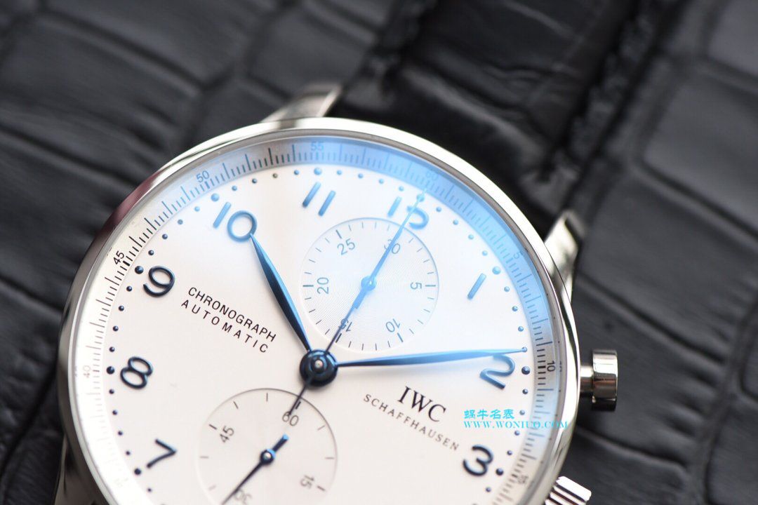 【YLV7版本一比一超A高仿手表】 IWC 葡萄牙计时系列IW371446 wrist watch （葡计烧钢蓝针） / WG166