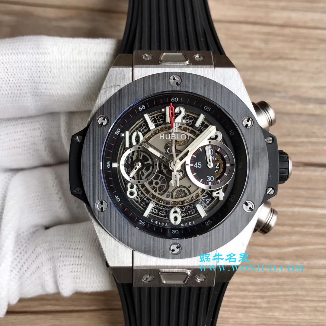 【JB一比一超A高仿手表】 hublot BIG BANG系列411.OX.1180.RX镂空 wrist watch  / YB054