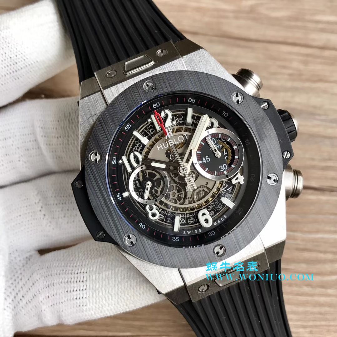 【JB一比一超A高仿手表】 hublot BIG BANG系列411.OX.1180.RX镂空 wrist watch  / YB054