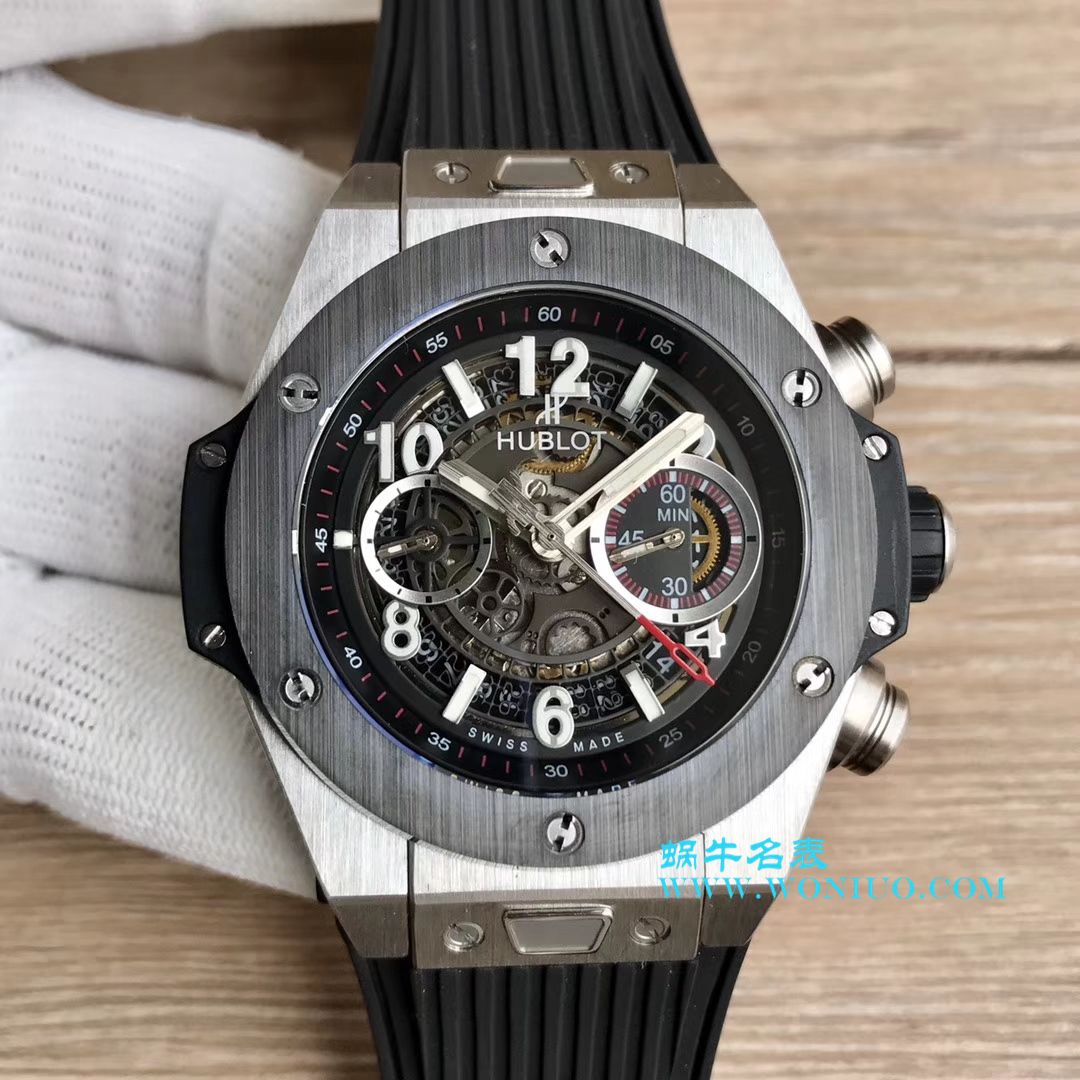 【JB一比一超A高仿手表】 hublot BIG BANG系列411.OX.1180.RX镂空 wrist watch  / YB054