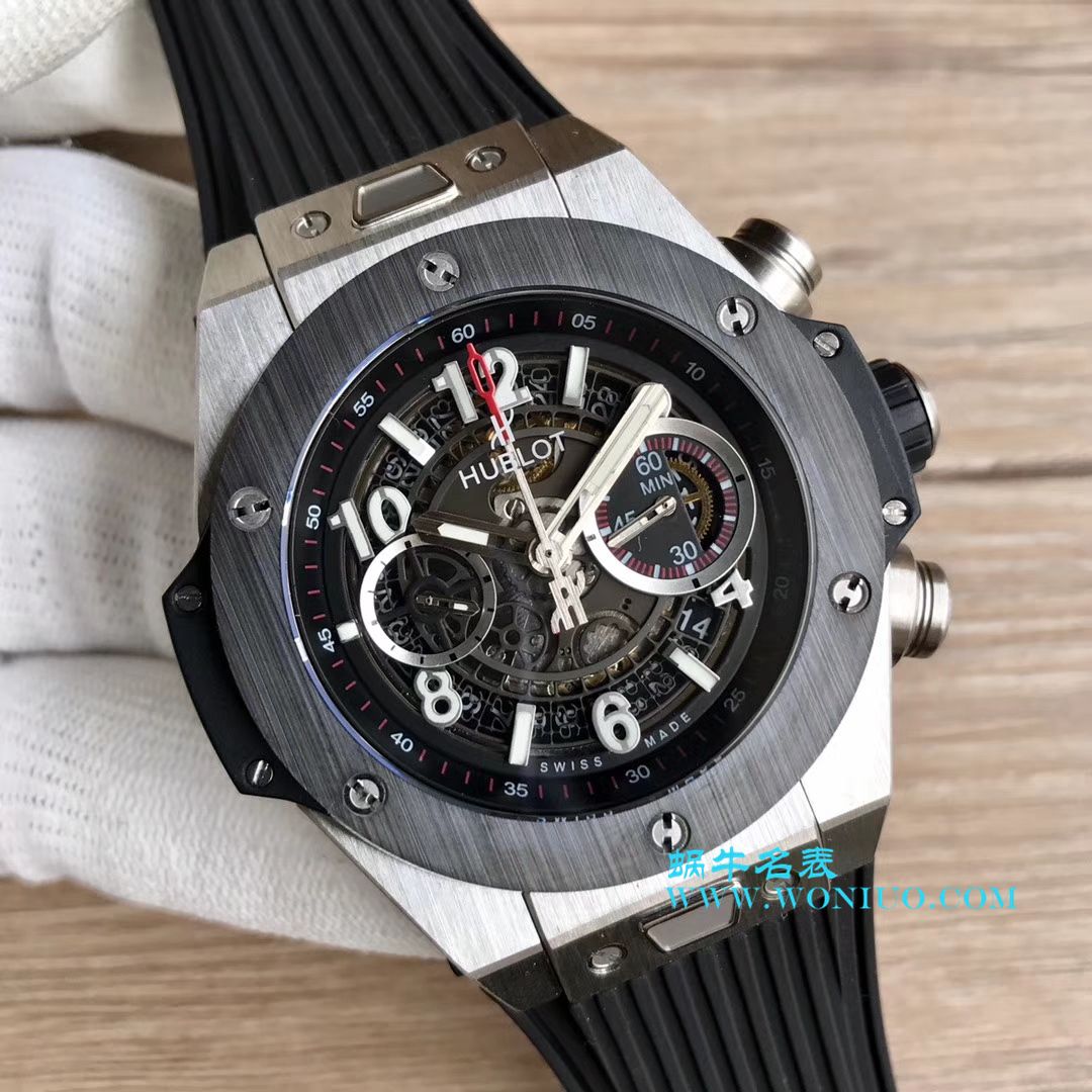 【JB一比一超A高仿手表】 hublot BIG BANG系列411.OX.1180.RX镂空 wrist watch  / YB054