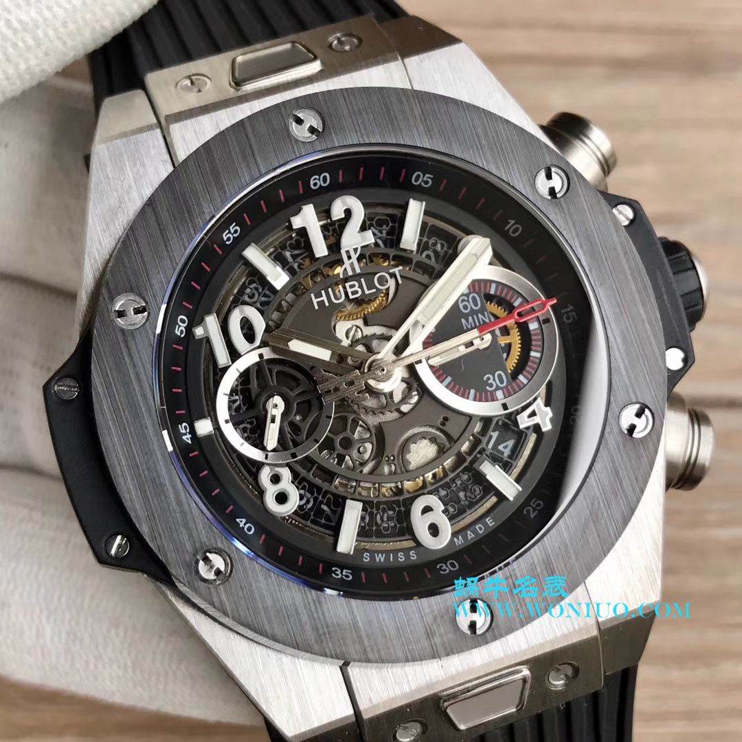 【JB一比一超A高仿手表】 hublot BIG BANG系列411.OX.1180.RX镂空 wrist watch  / YB054