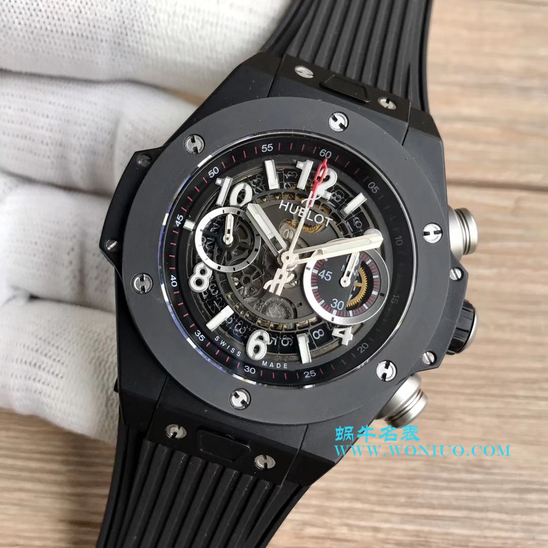 【JB一比一超A高仿手表】 hublot BIG BANG系列411.OX.1180.RX镂空 wrist watch  / YB054