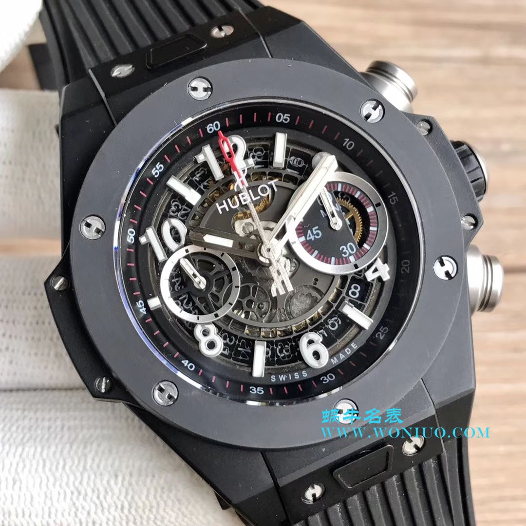 【JB一比一超A高仿手表】 hublot BIG BANG系列411.OX.1180.RX镂空 wrist watch  / YB054