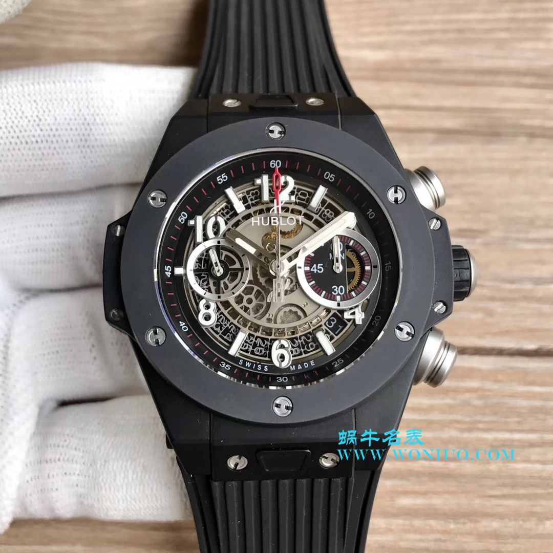 【JB一比一超A高仿手表】 hublot BIG BANG系列411.OX.1180.RX镂空 wrist watch  / YB054