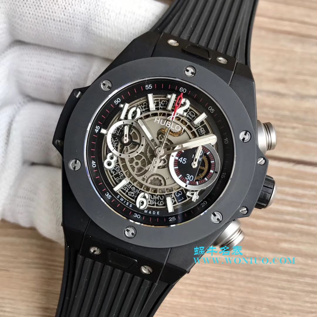 【JB一比一超A高仿手表】 hublot BIG BANG系列411.OX.1180.RX镂空 wrist watch  / YB054