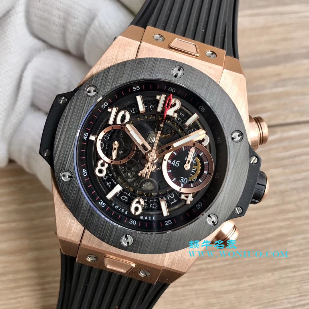 【JB一比一超A高仿手表】 hublot BIG BANG系列411.OX.1180.RX镂空 wrist watch  / YB054