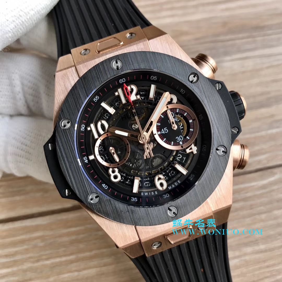 【JB一比一超A高仿手表】 hublot BIG BANG系列411.OX.1180.RX镂空 wrist watch  / YB054