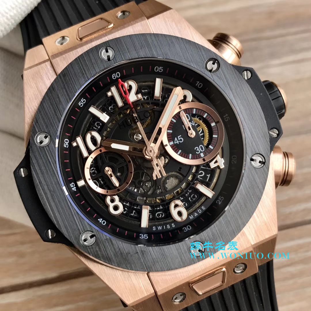 【JB一比一超A高仿手表】 hublot BIG BANG系列411.OX.1180.RX镂空 wrist watch  / YB054