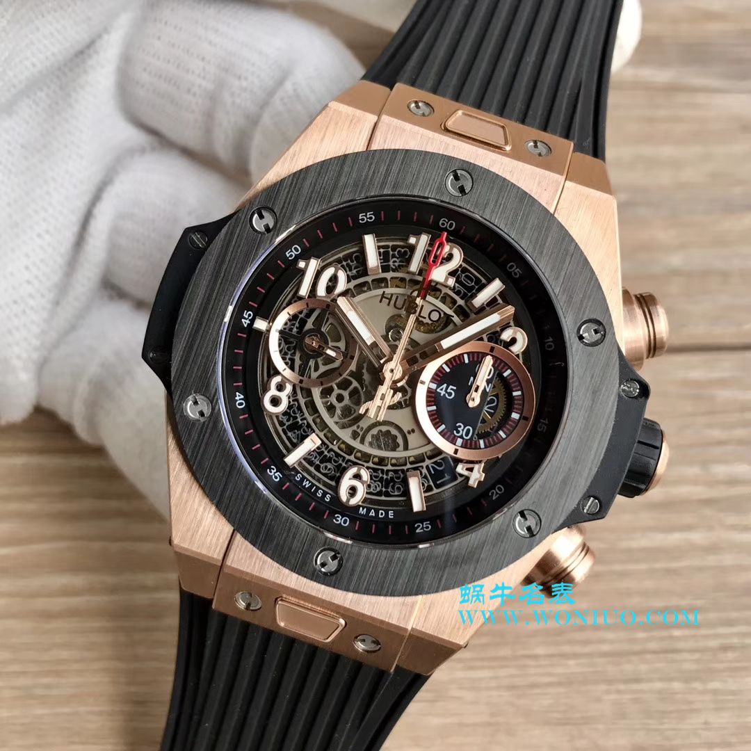 【JB一比一超A高仿手表】 hublot BIG BANG系列411.OX.1180.RX镂空 wrist watch  / YB054