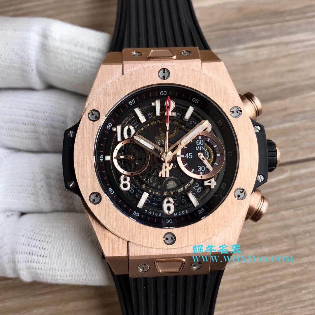 【JB一比一超A高仿手表】 hublot BIG BANG系列411.OX.1180.RX镂空 wrist watch  / YB054