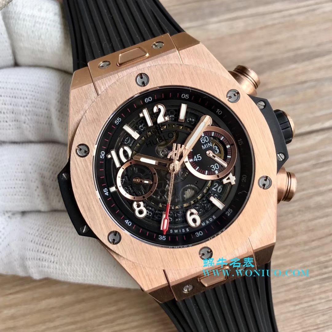 【JB一比一超A高仿手表】 hublot BIG BANG系列411.OX.1180.RX镂空 wrist watch  / YB054