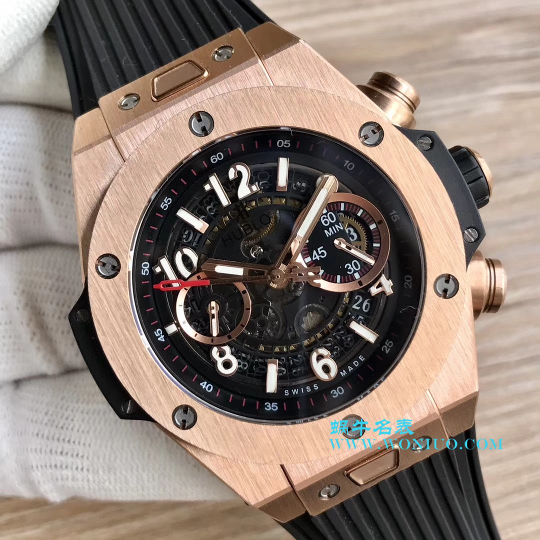 【JB一比一超A高仿手表】 hublot BIG BANG系列411.OX.1180.RX镂空 wrist watch  / YB054