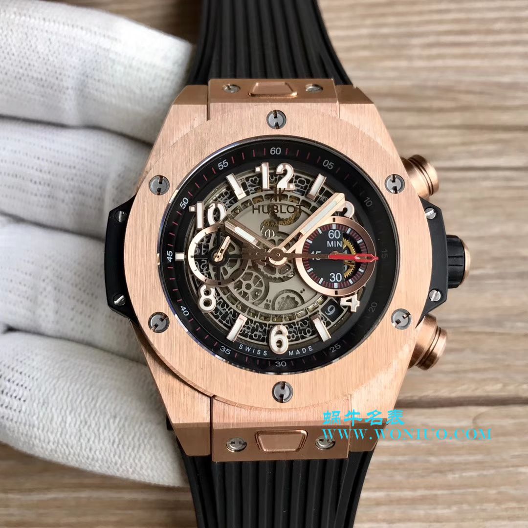 【JB一比一超A高仿手表】 hublot BIG BANG系列411.OX.1180.RX镂空 wrist watch  / YB054