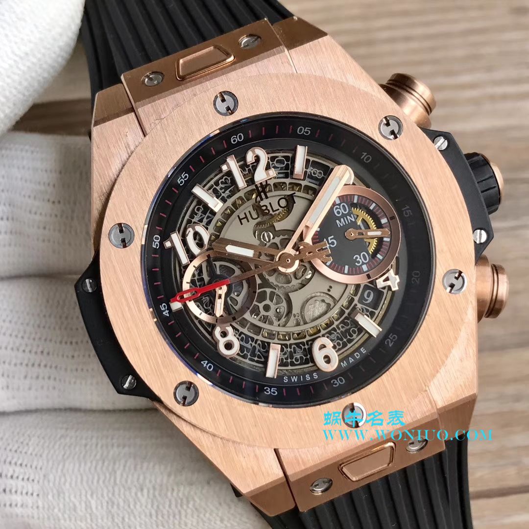 【JB一比一超A高仿手表】 hublot BIG BANG系列411.OX.1180.RX镂空 wrist watch  / YB054