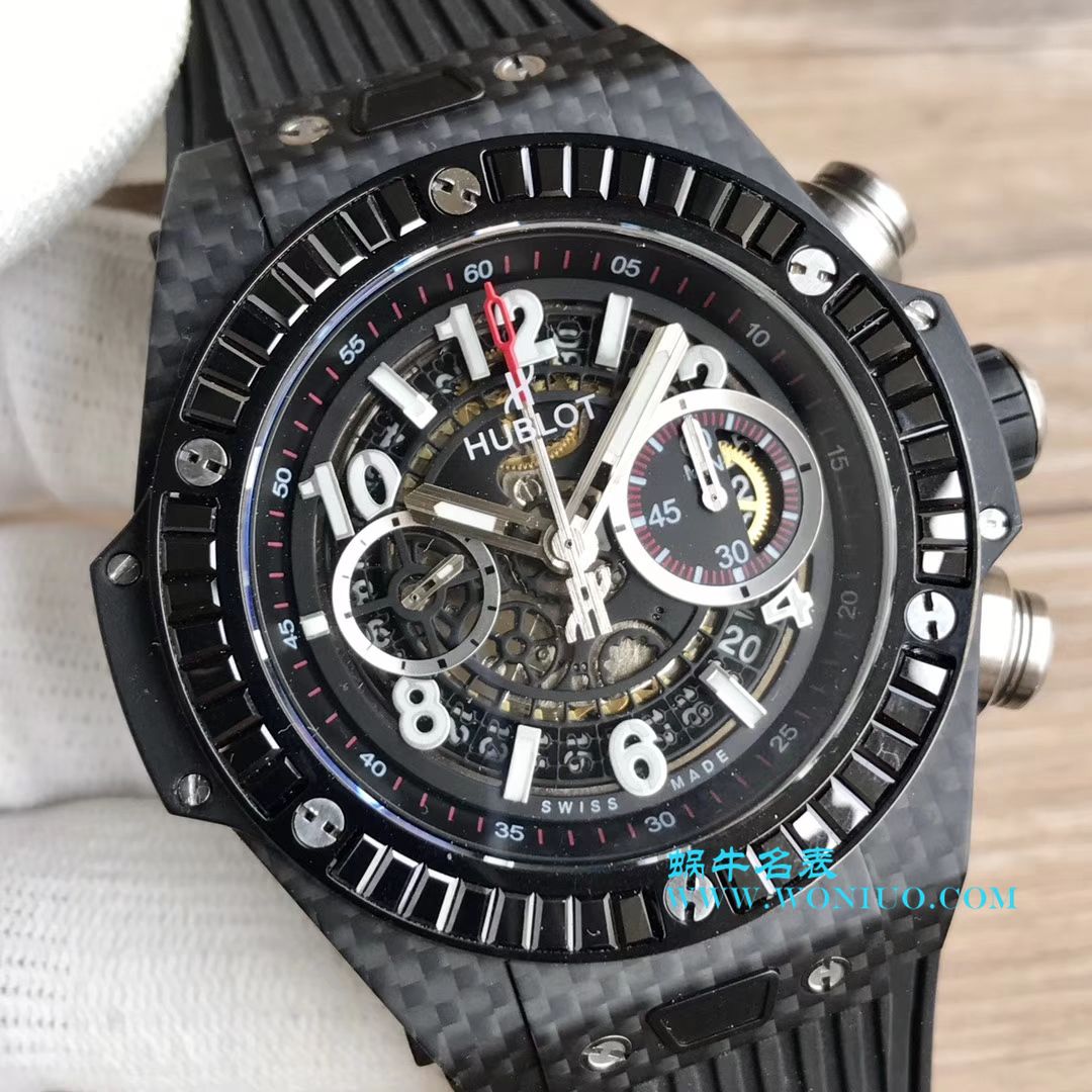 【JB一比一超A高仿手表】 hublot BIG BANG系列411.OX.1180.RX镂空 wrist watch  / YB054