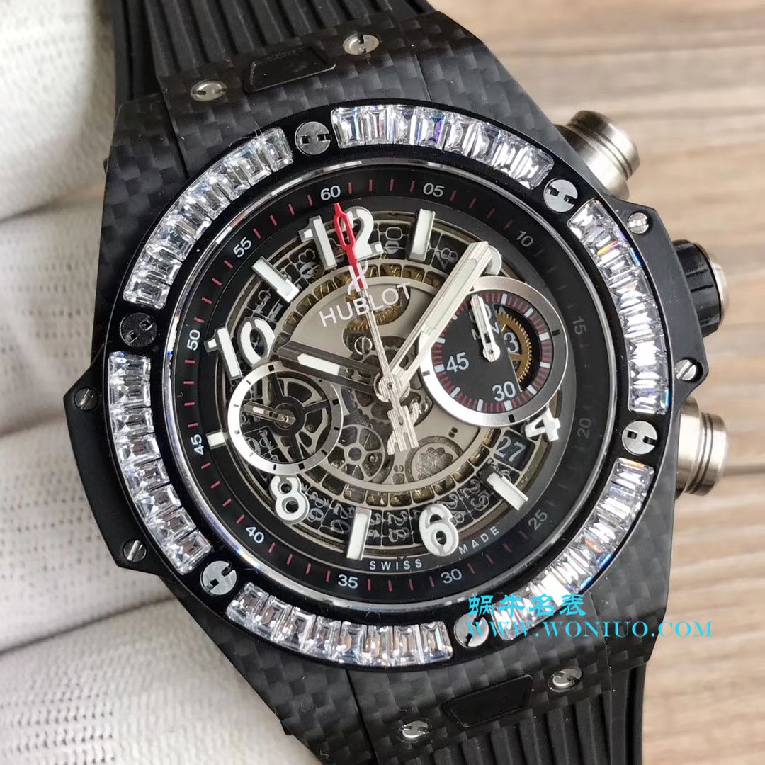 【JB一比一超A高仿手表】 hublot BIG BANG系列411.OX.1180.RX镂空 wrist watch  / YB054