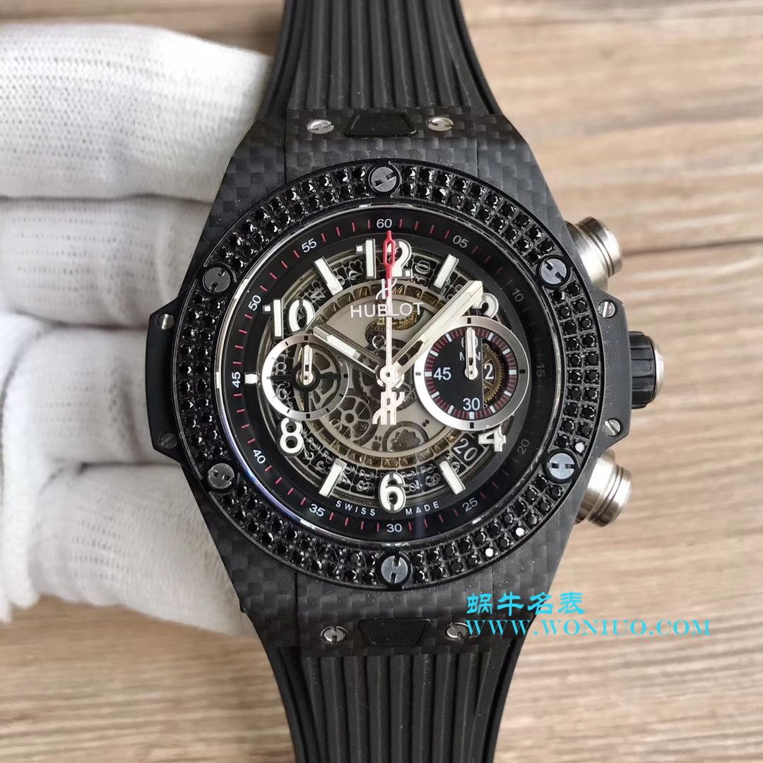 【JB一比一超A高仿手表】 hublot BIG BANG系列411.OX.1180.RX镂空 wrist watch  / YB054
