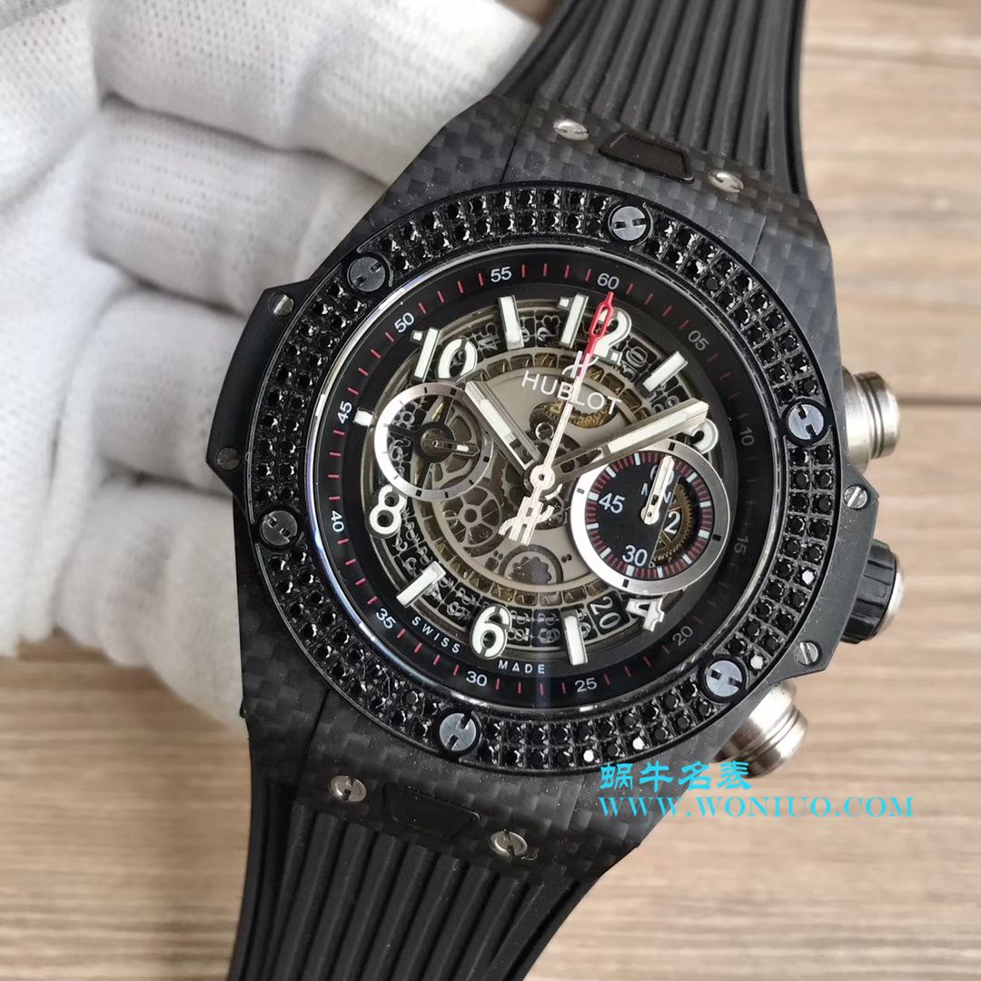 【JB一比一超A高仿手表】 hublot BIG BANG系列411.OX.1180.RX镂空 wrist watch  / YB054