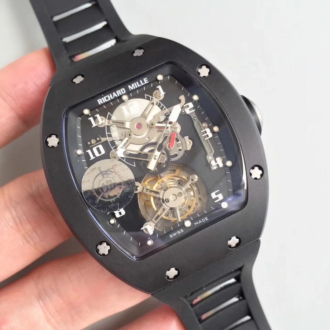 ️JBRICHARD MILLE 复刻高仿RICHARD MILLE RM001真 Tourbillon  wrist watch  / RM 001